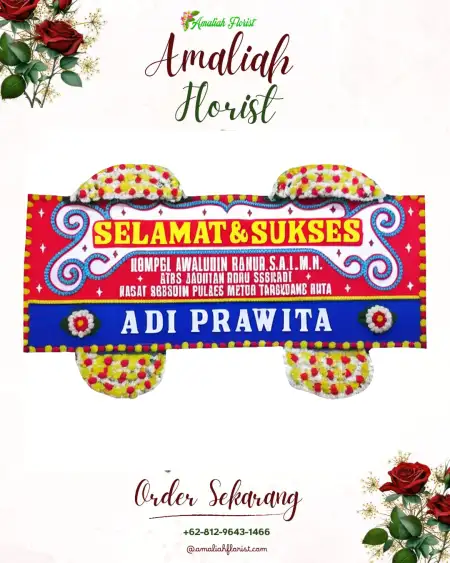 Papan Bunga Ucapan Selamat Sajen