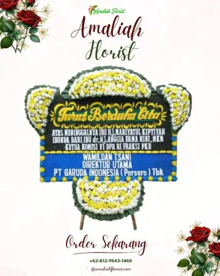 Papan Bunga Duka Sajen